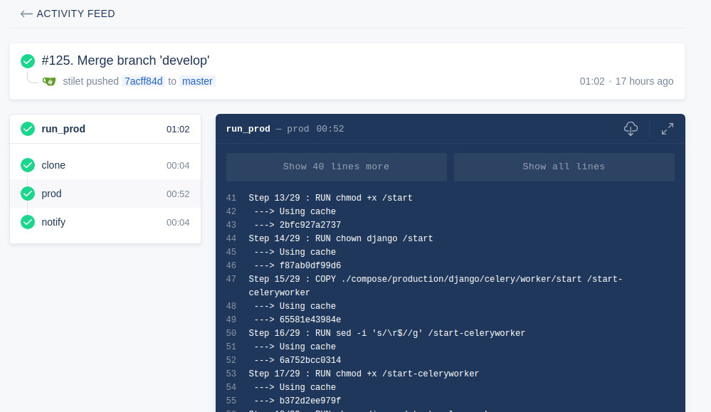 Описание артефакта сборки